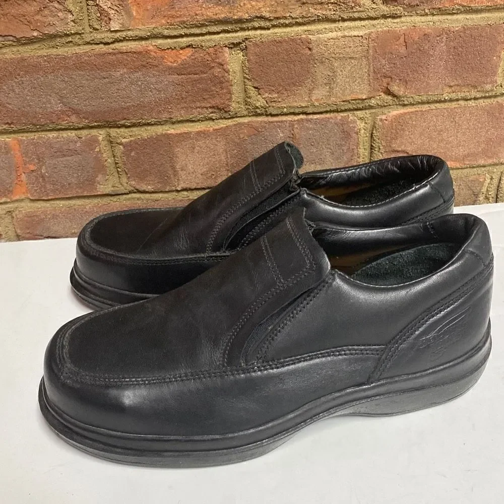 RED WING Steel Toe Slip-On Electrical Hazard Black Leather Loafer Size 8